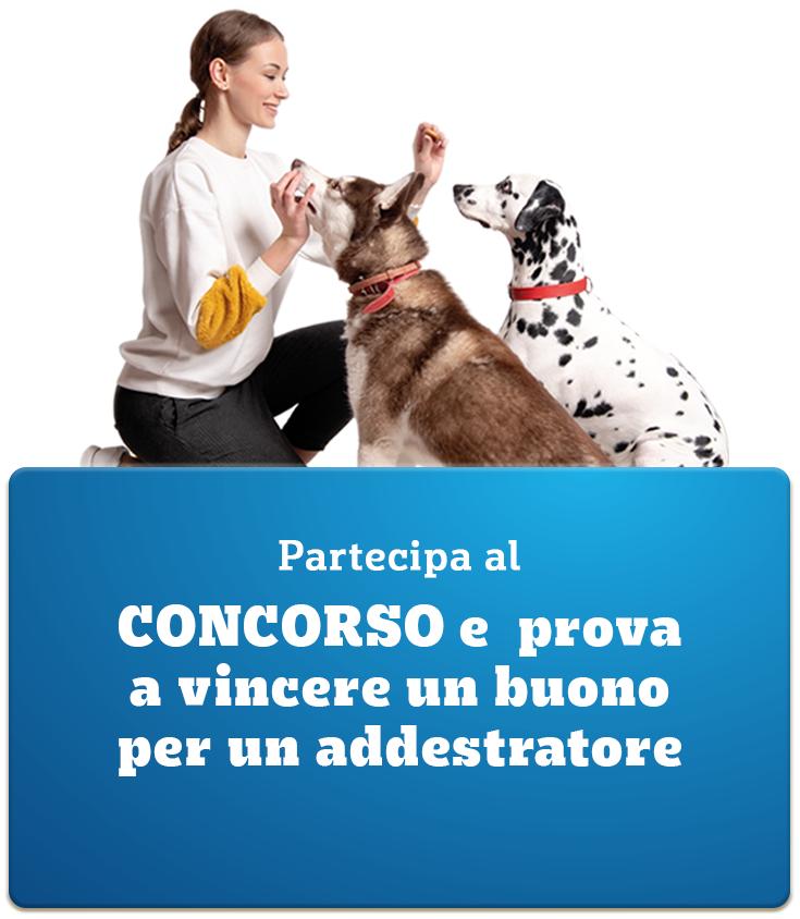 partecipa al concorso e prova a vincere un buono per un addestratore